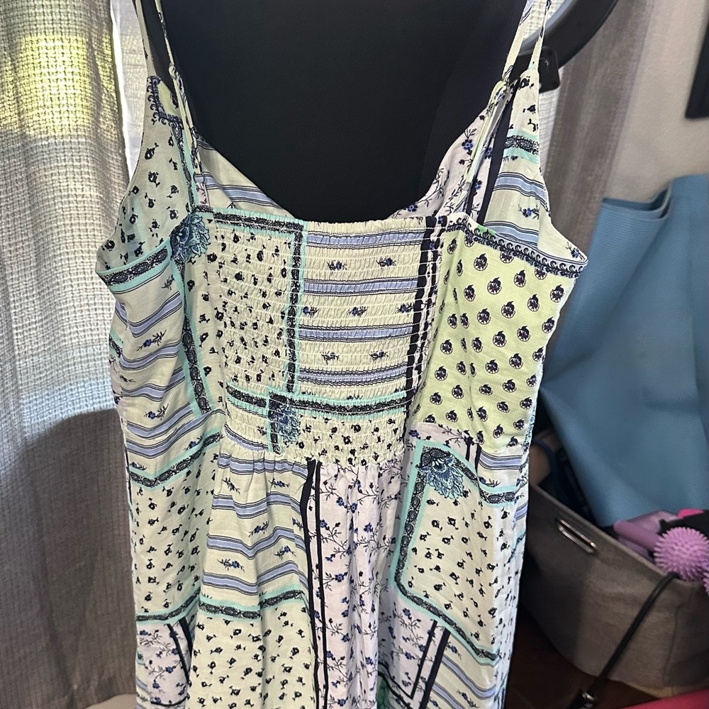 LOFT Multicolor Patchwork Dress - Picture 2 of 3